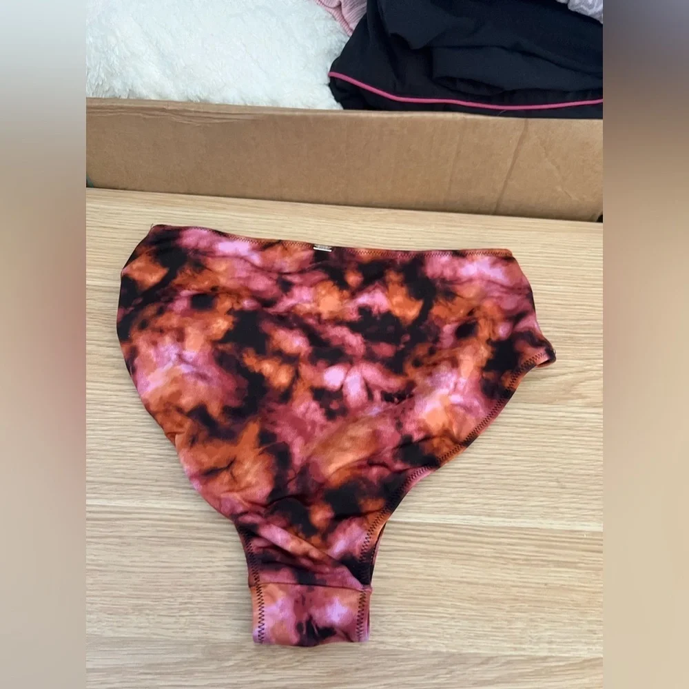 VS - Pink - Active - Galaxy & Tie-Dye High-Waisted Mini Bikini Bottom